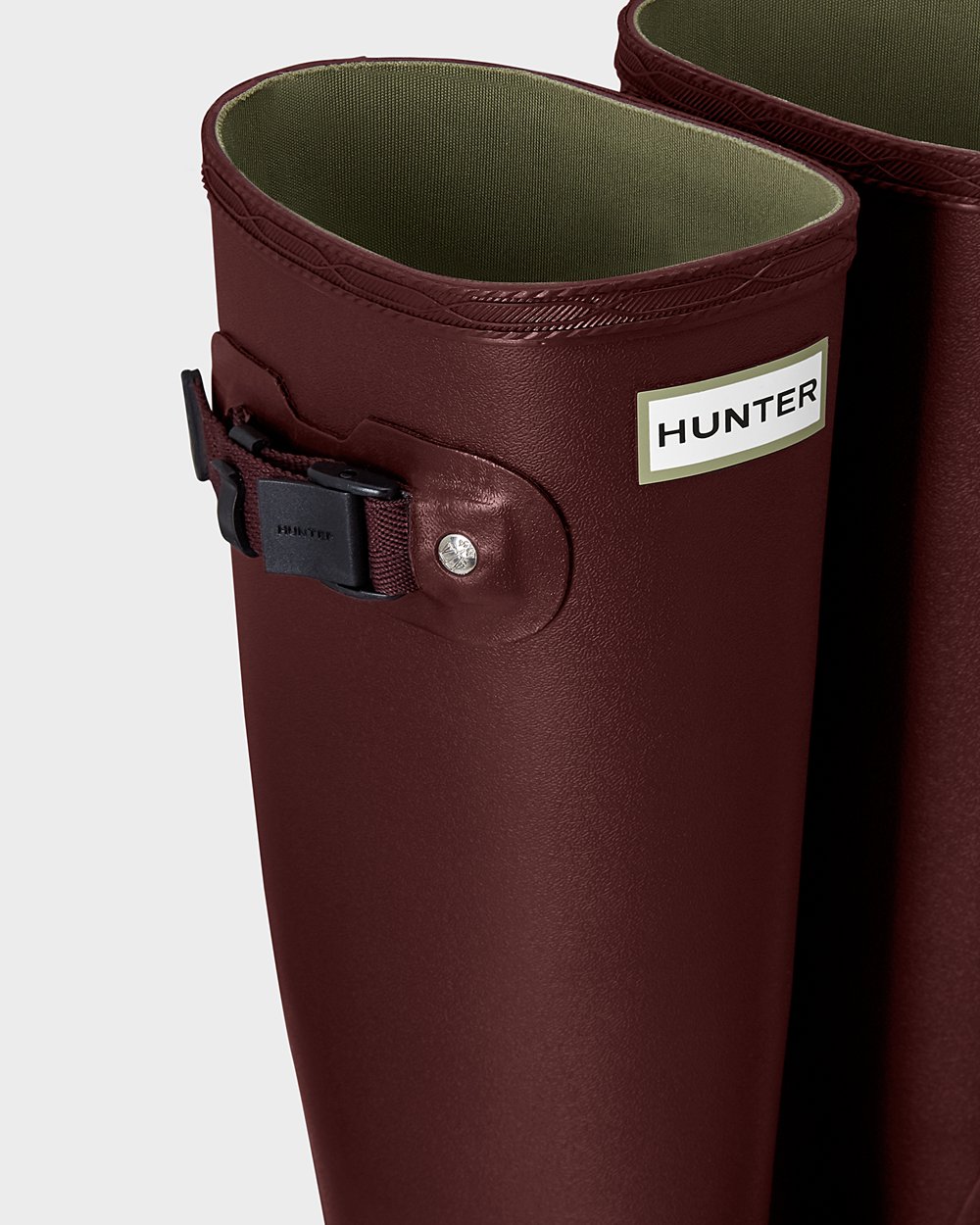 Hunter Norris Field Tall Rain Boots - Discount Womens Purple Red - ICKLFH109